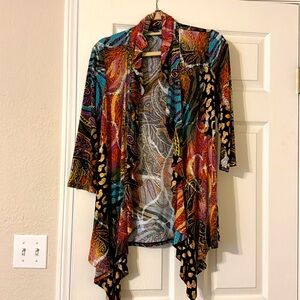 Colorful Paisley Kimono Cardigan